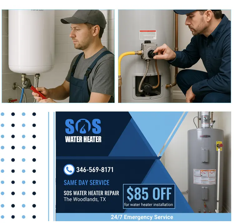 SOS Water Heater The Woodlands TX offer